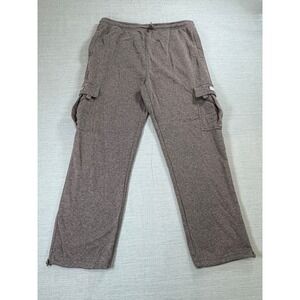 Dream USA Mens Cargo Sweatpants Charcoal Gray Fleece Joggers 5XL Heavyweight
